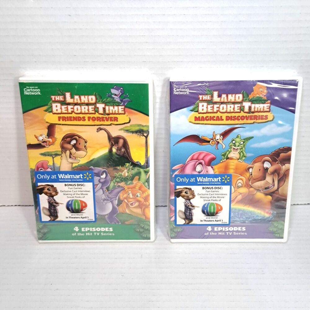 The Land Before Time TV Series Magical Discoveries & Friends Forever DVD NEW Hop